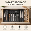 Expandable Silverware Drawer Organizer Tray, BPA-Free PP