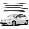 Safe Smoke Window Visor Sun Rain Vent Guard 4 Pcs