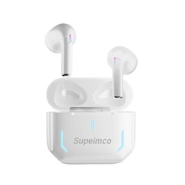 [2024 Bluetooth 5.4] Low Latency Gaming Earphones, Wireless Earphones, Binaural ENC Noise Canceling, Automatic Pairing, Touch Control, Long Playback, Popular, Type-C Charging, Siri, Single