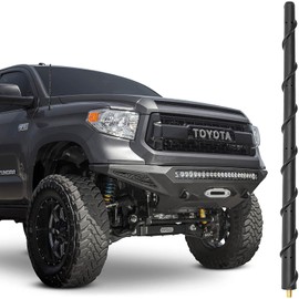 KSaAuto16 Inch Antenna for Toyota Tundra Tacoma FJ Cruiser Accessories 1995-2023 2024, Spiral Rubber Car Toyota Tundra Tacoma Antenna Replacement Upgrade AM FM Radio Reception