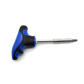TMAX 1/4 Inch T-Handle Hex Bit Holder Screwdriver, 5 Inch Long