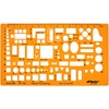 Architecture Stencil 1:100 - Stencil Sanitary 1:100 - Furniture Drawing