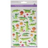 Multicraft Imports SS066C Later Gator Craft 3D Pop-Up Stickers, Multicolor