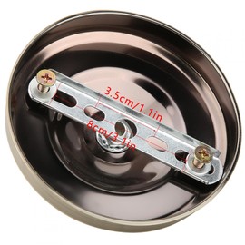 Pack of 2 Ceiling Canopy, Chandelier Ceiling Plate Hook, Retro Iron Ceiling Hook, Plate Ceiling Chandelier, Hook Plate, Multi-Purpose Pendant Light, Accessories for Pendant Lights and Chandeliers DIY