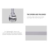 Boundless Voyage Outdoor Titanium Long Handle 220mm Spork Polished Titanium
