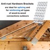 MOZCORN Truss Mending Plate 2x4,100 Pcs,Premium Truss Plates with 8mm