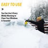 ZONETECH Electric Snow Ice Scraper USB Rechargeable - Premium Quality