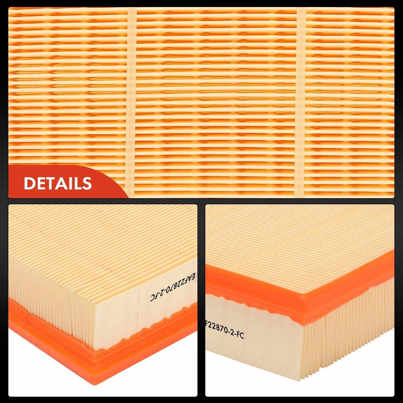Frankberg 2 x Air Filter Insert Filter Petrol Compatible with