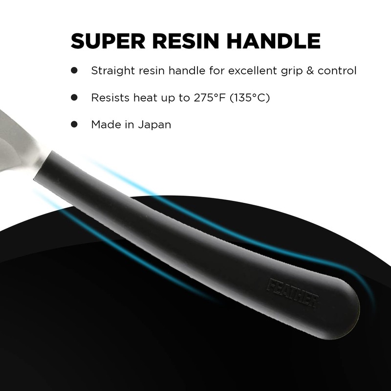 Feather Artist Club SS Razor Not Folding Handle Black (ACS