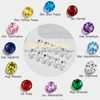 Prosilver Womens Earrings October Tourmaline Birthstone Stud Sterling Silver Pearl