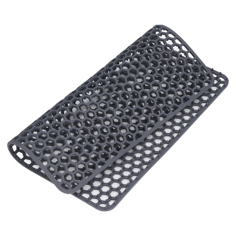 Sink Mat Silicone Durable Grid Design Anti Slip Sink Protection