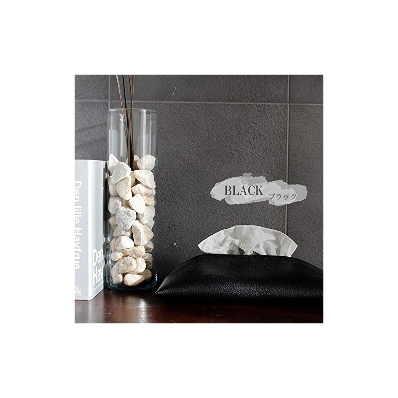 SEMI Soft Pack Tissue Cover (Black) Tissue Case/Synthetic Leather Black