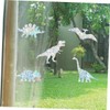 Kisangel Unique Visual Effect 5pcs Dinosaurs Suncatcher Sticker Decorative Window