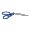 Carpet Scissors Blue 7.1in Stainless Steel Blade Ergonomic Curved Handle