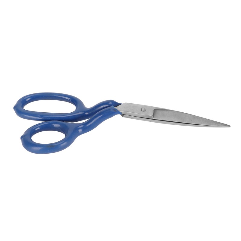 Carpet Scissors Blue 7.1in Stainless Steel Blade Ergonomic Curved Handle