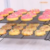 CHEFMADE Baking and Cooling Rack Set, 13.5-Inch 3-Tier Non-Stick Stackable