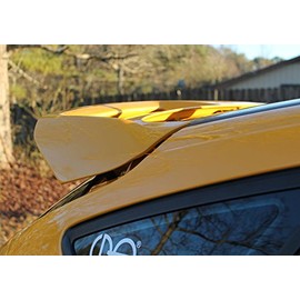 EOS Rear Wing Spoiler Riser Extender Lift Kit Silver - For Ford Focus ST Hatchback 13-Up 2013 2014 2015 2016 2017