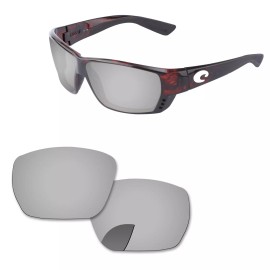 Costa Del Mar Polarized Replacement Lenses For-Costa Del Mar Tuna Alley Frame -Colors - Silver Chrome-Polarized