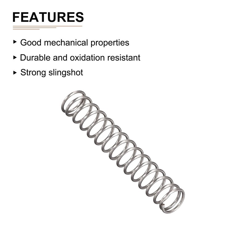 DTGN 0.4x4x25mm(DxODxL) Compression Spring - 20Pack - Good for Machinery