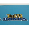HONDA CT70 TRAIL70 1976 FRAME DECAL GRAPHIC SET (#H61)