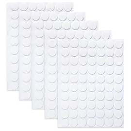 5 Double-Sided Glue Particles, Round Glue Pastes, DIY Handicraft Accessories, Item Fixing Tools, Can Be Used for Paper, Plastic, and Fabrics.