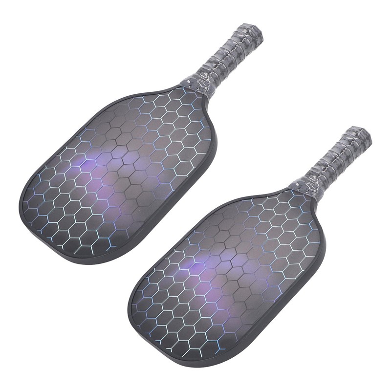 2PCS Pickleball Paddles Set Fiberglass Lightweight Pickle Ball Rackets with