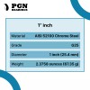 PGN Bearings 1" Inch Chrome Steel Bearing Balls (G25 Precision
