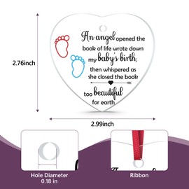 Memorial Gifts for Loss of Baby Sympathy Gifts for Loss of Loved Baby Sympathy Gift for Kids Christmas Ornament Gift for Condolences and Comfort Bereavement Present in Memory of Babies Ornaments