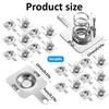 SynHHergyx 10pairs Battery Springs AA Battery Contacts Negative to Positive