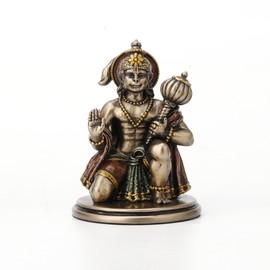 Veronese Design 3.25" Mini Hanuman Statue Hindu God of Strength Resin Figurine