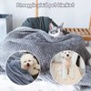 Fluffy Dog Blanket 3 Pcs Flannel Blanket 45*65cm Washable Cat