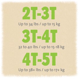 Cuties 2T/3T Potty Training Pants for Girls and Boys, Hypoallergenic with Skin Smart, 104 Count