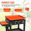 Full-Edge 22" Blackstone Silicone Griddle Cover, with 16" Silicone Spatula