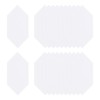 sourcing map 100 Count English Paper Piecing Small Extended Hexagon