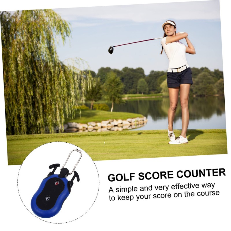 BESPORTBLE Golf Shot Score Counter Mini Tally Keeper Plastic Keychain