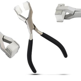 Ring Bending Pliers, Nylon Jaw - Jewelry Making Supplies, Bending And Wrapping Metal Tool (Black) by G.S Online Store