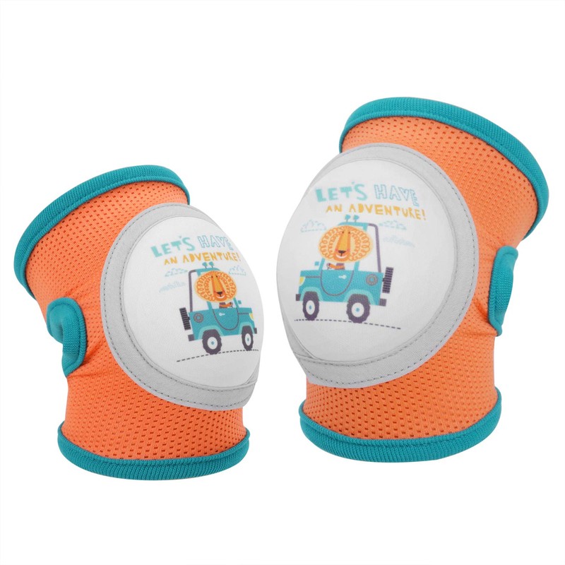 赤ちゃん 膝あて ニーパッド ベビー 膝当て サポーター 可愛い 動物 通気性 メッシュ生地