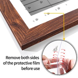 LaVie Home 20x27 Picture Frame Brown, Puzzles Frame for Wall Decoration, Classic Brown Minimalist Style Suitable for Decorating Houses, Offices, Hotels, Puzzles Posters Photos or Artwork（1 Pack）