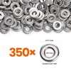 HNYYZL 350-Piece 304 Stainless Steel POP Rivet Washers for 3/16"