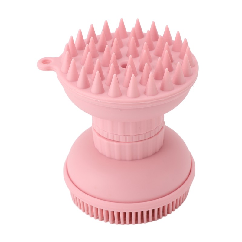 3 In 1 Cleansing Shampoo Manual Massage Brush Dual Head