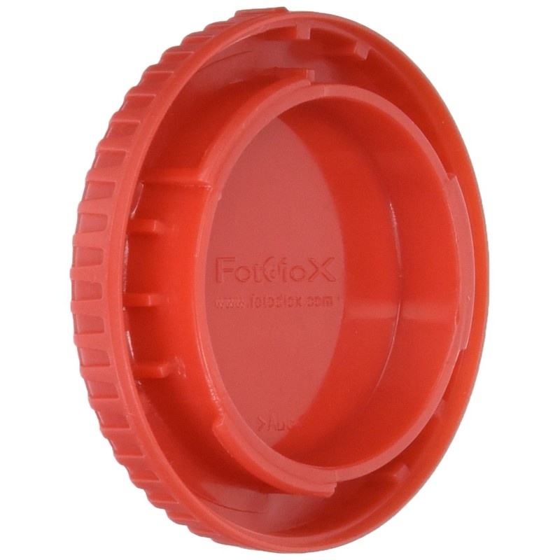 Fotodiox Red Designer Body Cap Compatible with Nikon F-Mount Cameras