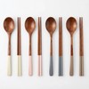 Handmade Wooden Cutlery Set by Diulazin - 4PCS Reusable Spoon