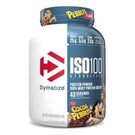 Proteina Iso 100 Dymatize Hidrolizada 3lbs Los Sabor Sabor Cocoa Pebbles