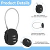 Moxweyeni 32 Pack Combination Wire Lock 3 Digit Small Combo