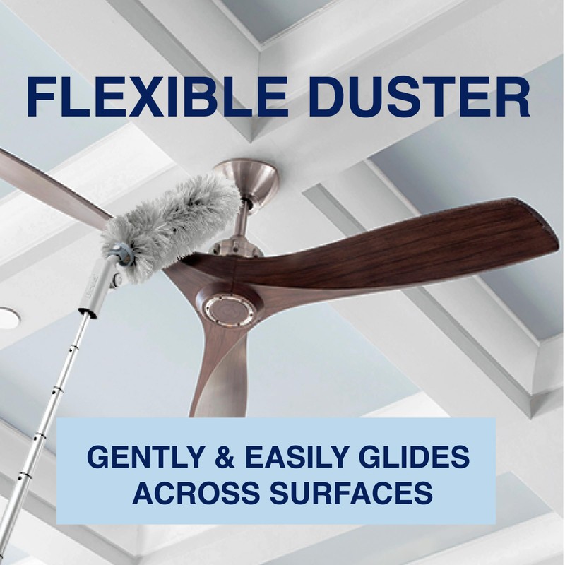 Bona High Performance Dusting System - 1 Extendable Handle, 3