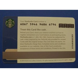STARBUCKS CARD 2010 " HAWAII DIAMOND HEAD SUNRISE" RARE~ MINT  VHTF