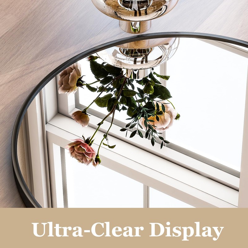 HARRITPURE Arched Full Length Mirror - 64" x 21" Large