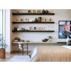 B&Z Heavy Duty Long Concealed/Invisible/Hidden Floating Shelf Support Brackets Pair