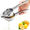Stainless Steel Manual Lemon Squeezer, Heavy Duty Orange Hand Press