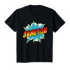 Kids Boys Jameson Comic Book Superhero Name T-Shirt